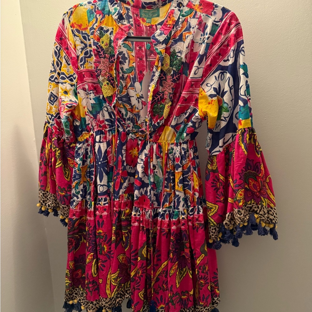 Vibrant Multicolor Bohemian Dress